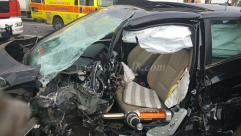   بالصور: اصابة شخصين احداها خطيرة بحادث طرق قرب الرملة